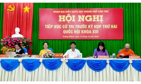 Đoàn đại biểu Quốc hội TP Cần Thơ tiếp xúc với cử tri các xã Trường Khánh, Long Phú, Tân Thạnh và Đại Ngãi