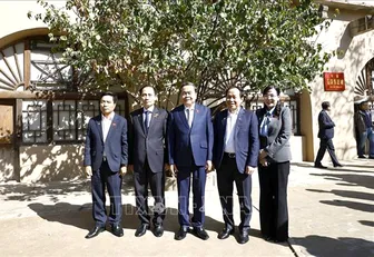 Chủ tịch Quốc hội Trần Thanh Mẫn thăm di tích lịch sử cách mạng tại tỉnh Thiểm Tây, Trung Quốc