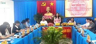 Ban Văn hóa - Xã hội HĐND TP Cần Thơ thẩm tra các dự thảo nghị quyết trình kỳ họp thứ tám