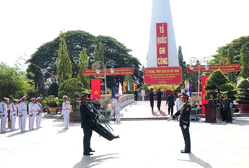 Tổng duyệt chương trình Lễ viếng, truy điệu và an táng 120 hài cốt liệt sĩ