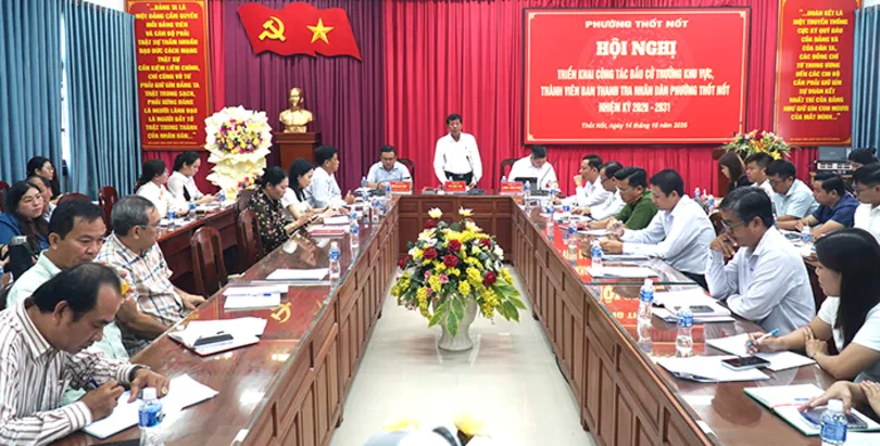 Phường Thốt Nốt triển khai công tác bầu cử 14 trưởng khu vực và 14 thanh viên Ban Thanh tra Nhân dân phường