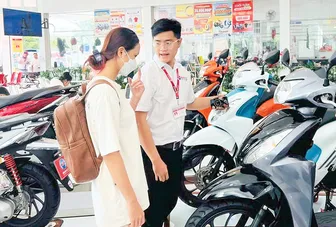 Thị trường xe máy tiếp tục đà tăng trưởng