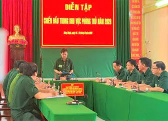 Khai mạc diễn tập chiến đấu xã Đông Thuận trong khu vực phòng thủ năm 2026