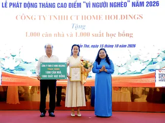 Phát động Tháng cao điểm “Vì người nghèo”
