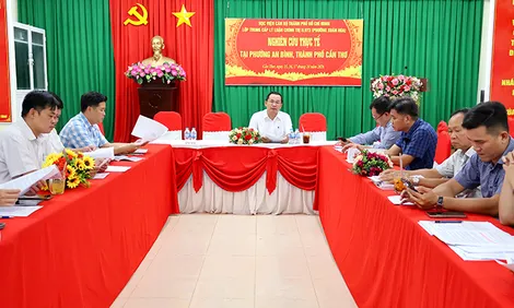 Triển khai phương án cưỡng chế thu hồi đất thực hiện Công trình xây dựng hạ tầng cơ sở khu tái định cư An Bình