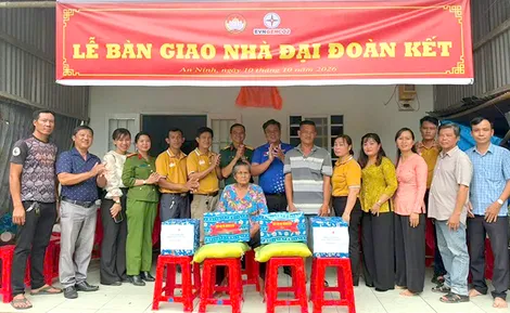 Đoàn Thanh niên EVNGENCO2 bàn giao 2 căn nhà đại đoàn kết tại xã An Ninh