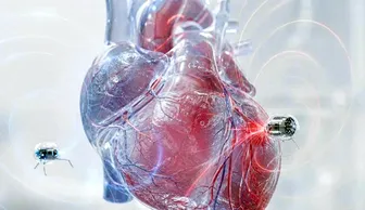 Robot siêu nhỏ điều khiển bằng từ trường đưa thuốc đến tim