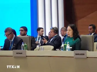 Phó Chủ tịch nước Võ Thị Ánh Xuân phát biểu tại Hội nghị Thượng đỉnh CICA lần thứ 7, tiếp xúc song phương cấp cao