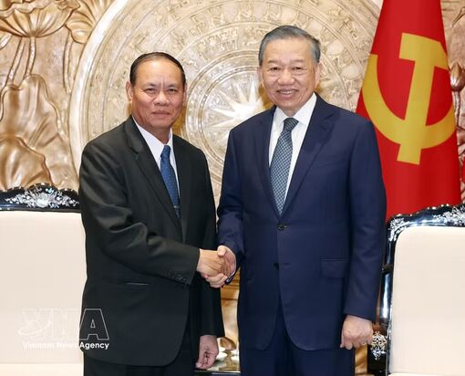 Vietnam gives highest priority to developing relations with Laos: Top leader