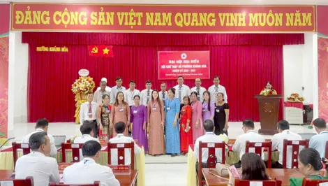 Đại hội Hội Chữ thập đỏ phường Khánh Hòa