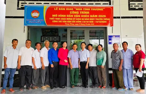 Vận động hỗ trợ xây dựng 22 căn nhà Đại đoàn kết, nhà tình thương