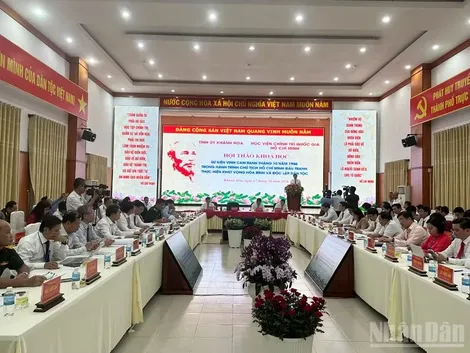 Hội thảo khoa học về sự kiện vịnh Cam Ranh trong hành trình thực hiện khát vọng độc lập dân tộc của Chủ tịch Hồ Chí Minh