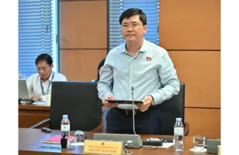 Đại biểu Quốc hội Nguyễn Tuấn Anh, Phó Bí thư Thành ủy Cần Thơ, góp ý về Luật Nuôi con nuôi (sửa đổi)