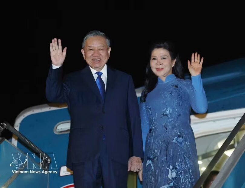 Top leader and spouse depart for Denmark, European Union and Belgium