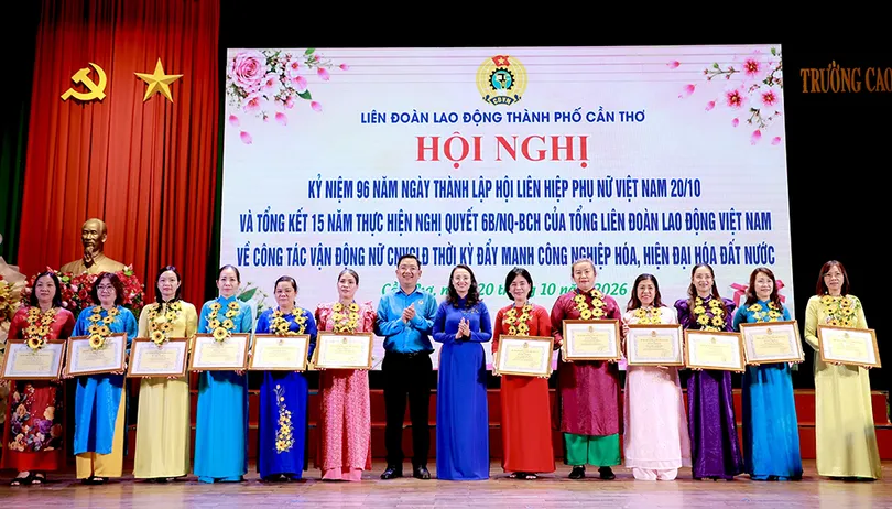 Biểu dương 20 tập thể, cá nhân tiêu biểu trong phong trào “Giỏi việc nước, đảm việc nhà”