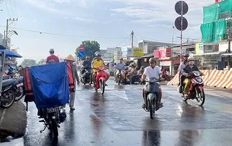 Nhanh chóng khắc phục điểm mất an toàn giao thông tại khu vực chợ Cống Đôi