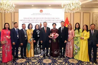 Tổng Bí thư, Chủ tịch nước Tô Lâm gặp gỡ cán bộ, nhân viên Cơ quan đại diện Việt Nam tại Bỉ và đại diện cộng đồng người Việt Nam tại châu Âu