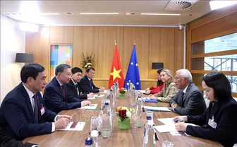 Tổng Bí thư, Chủ tịch nước Tô Lâm hội đàm Chủ tịch Hội đồng châu Âu António Costa
