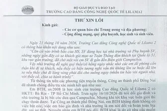 Thông tin về xe khách chở sinh viên đến khu vực biên giới Campuchia là bịa đặt
