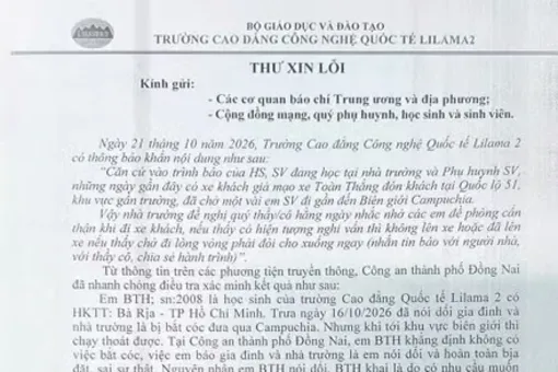 Thông tin về xe khách chở sinh viên đến khu vực biên giới Campuchia là bịa đặt