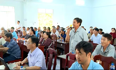 Hiệu quả từ mô hình “Tuần cuối tháng nghe dân nói, nói dân hiểu, làm dân tin”