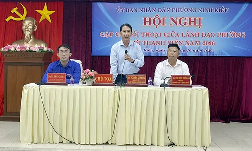 Lãnh đạo phường Ninh Kiều gặp gỡ, đối thoại với thanh niên