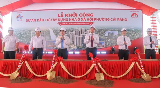 Khởi công dự án nhà ở xã hội phường Cái Răng với quy mô 2.940 căn hộ