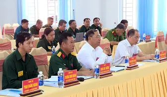 Phường Long Phú 1 khai mạc diễn tập chiến đấu trong khu vực phòng thủ