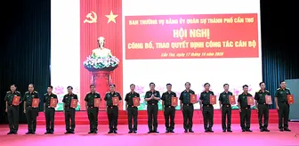 Điều động, bổ nhiệm gần 800 lượt cán bộ trong lực lượng vũ trang