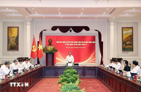 Phiên họp lần thứ nhất của Thường trực Ban Chỉ đạo Trung ương về Đối ngoại và hội nhập quốc tế