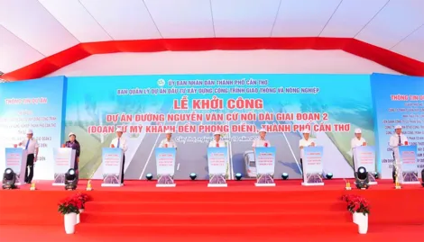 Khởi công Dự án đường Nguyễn Văn Cừ nối dài giai đoạn 2