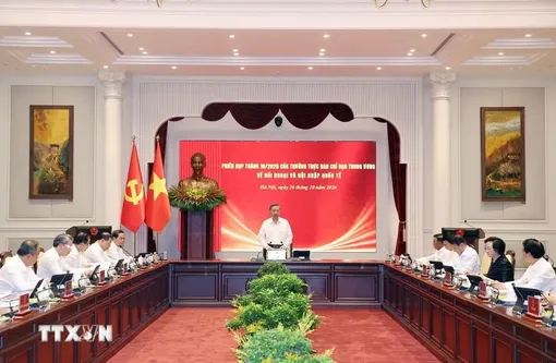 Phiên họp lần thứ nhất của Thường trực Ban Chỉ đạo Trung ương về Đối ngoại và hội nhập quốc tế