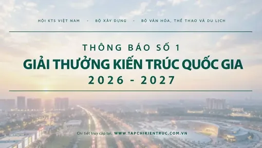Phát động Giải thưởng Kiến trúc quốc gia 2026–2027