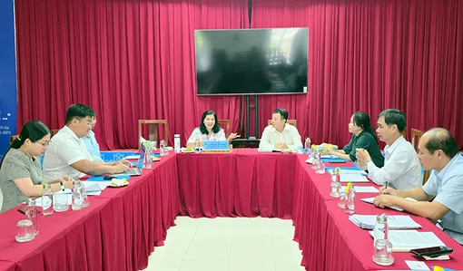 Kiểm tra công tác dân vận chính quyền và thực hiện quy chế dân chủ ở cơ sở ​tại Đoàn Nghệ thuật Khmer