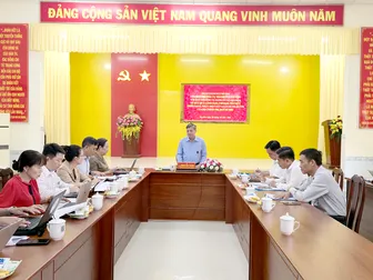 Đoàn giám sát của Ban Thường vụ Thành ủy Cần Thơ làm việc với Đảng ủy xã Gia Hòa