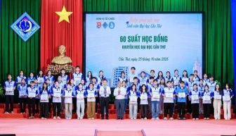 Đại học Cần Thơ có nhiều hoạt động hỗ trợ sinh viên vượt khó, học tốt
