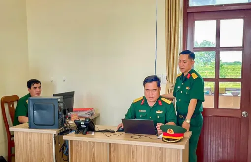 Kiểm tra công tác quân sự, quốc phòng tại các xã Hòa Tú, Gia Hòa và Nhu Gia