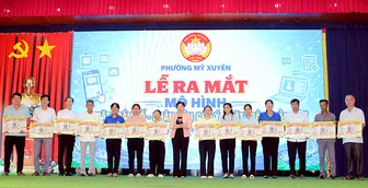 Phường Mỹ Xuyên đẩy mạnh chuyển đổi số, nâng cao chất lượng phục vụ nhân dân