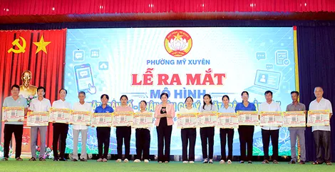 Phường Mỹ Xuyên đẩy mạnh chuyển đổi số, nâng cao chất lượng phục vụ nhân dân
