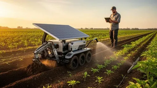Robot nông nghiệp đa nhiệm chạy bằng năng lượng Mặt trời