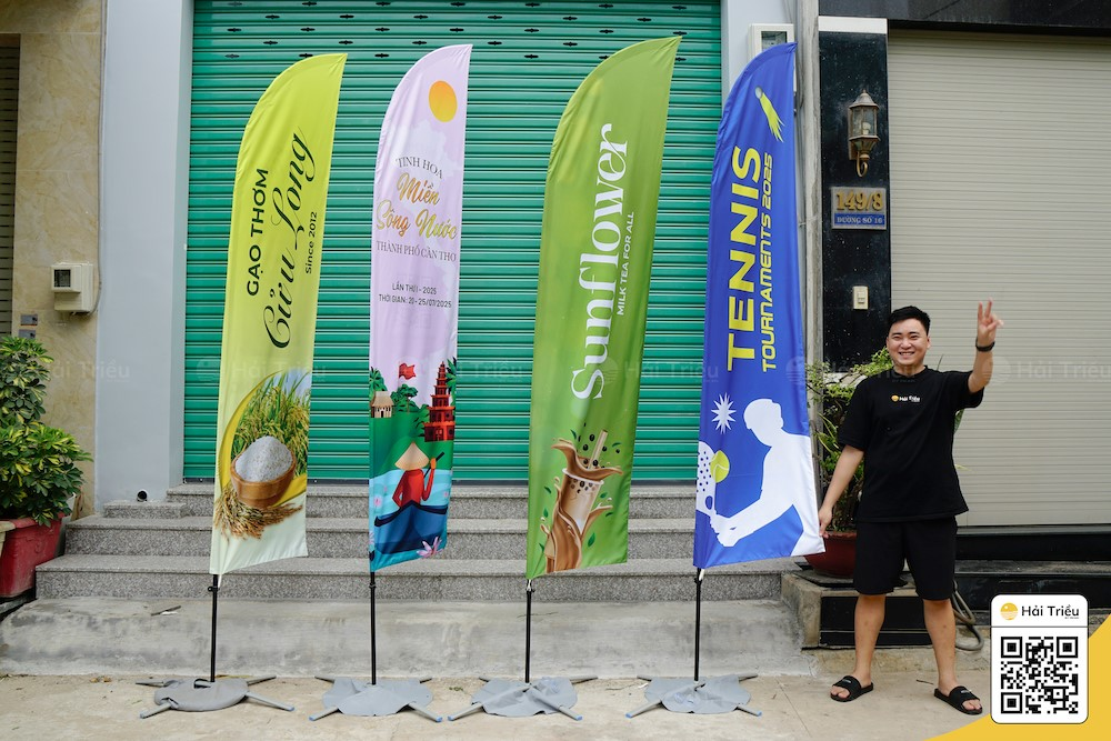Hải Triều: Giữ vững chất lượng trước nắng gió, đột phá hiệu quả marketing với cờ phướn Phygital